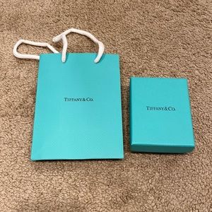 Tiffany co box and bag